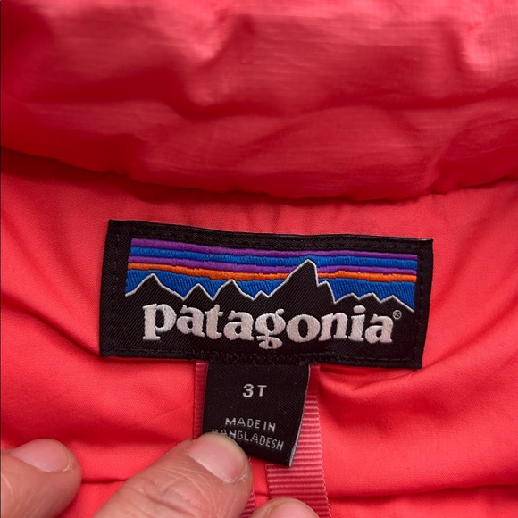 Patagonia Baby Pink Down Sweater Coat Puffer Jacket 3T - Picture 2 of 11